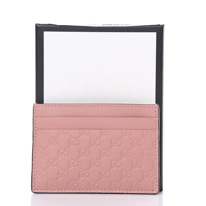 Gucci Microguccissima Card Holder Soft Pink 5 of 5