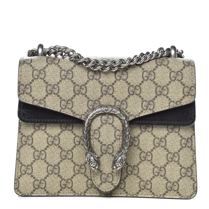 Gucci GG Supreme Monogram Mini Dionysus Shoulder Bag Black 1 of 12