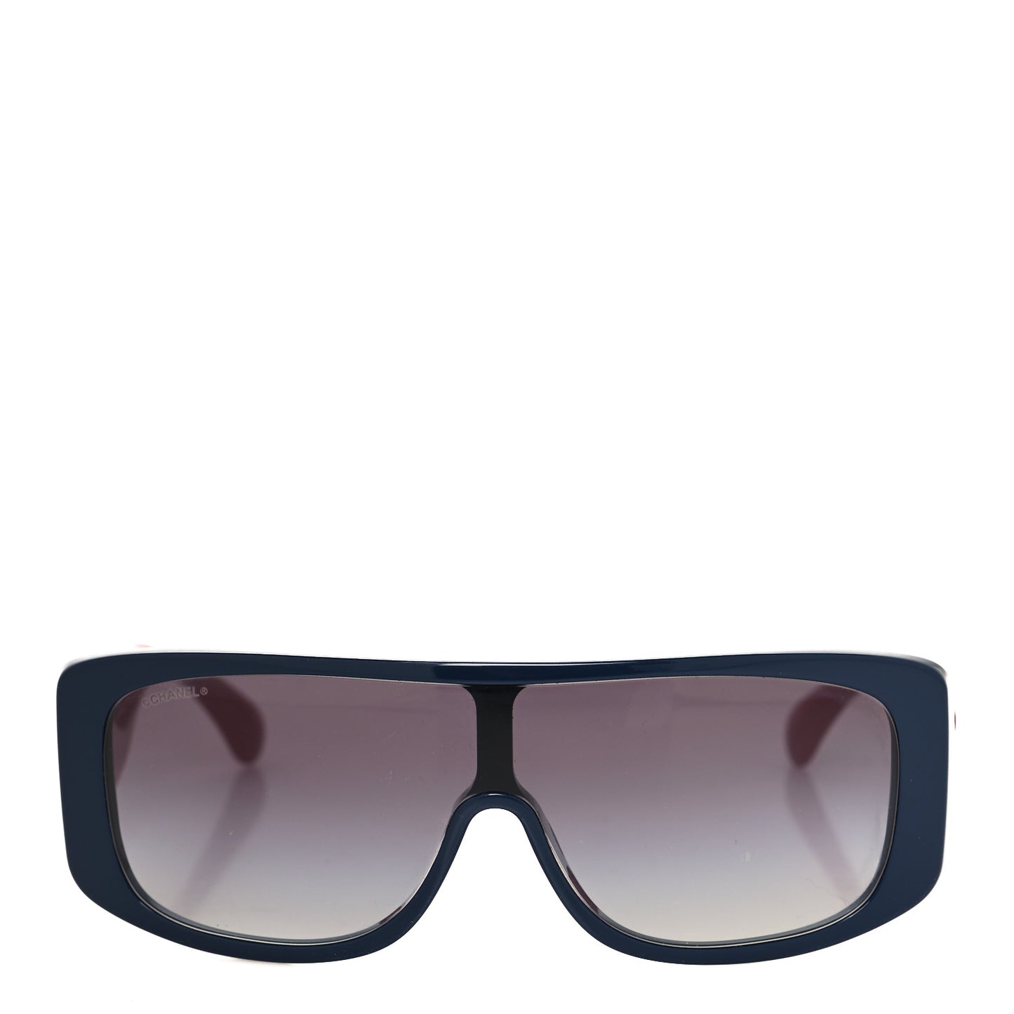 Acetate Shield Sunglasses 71466-A Blue Pink