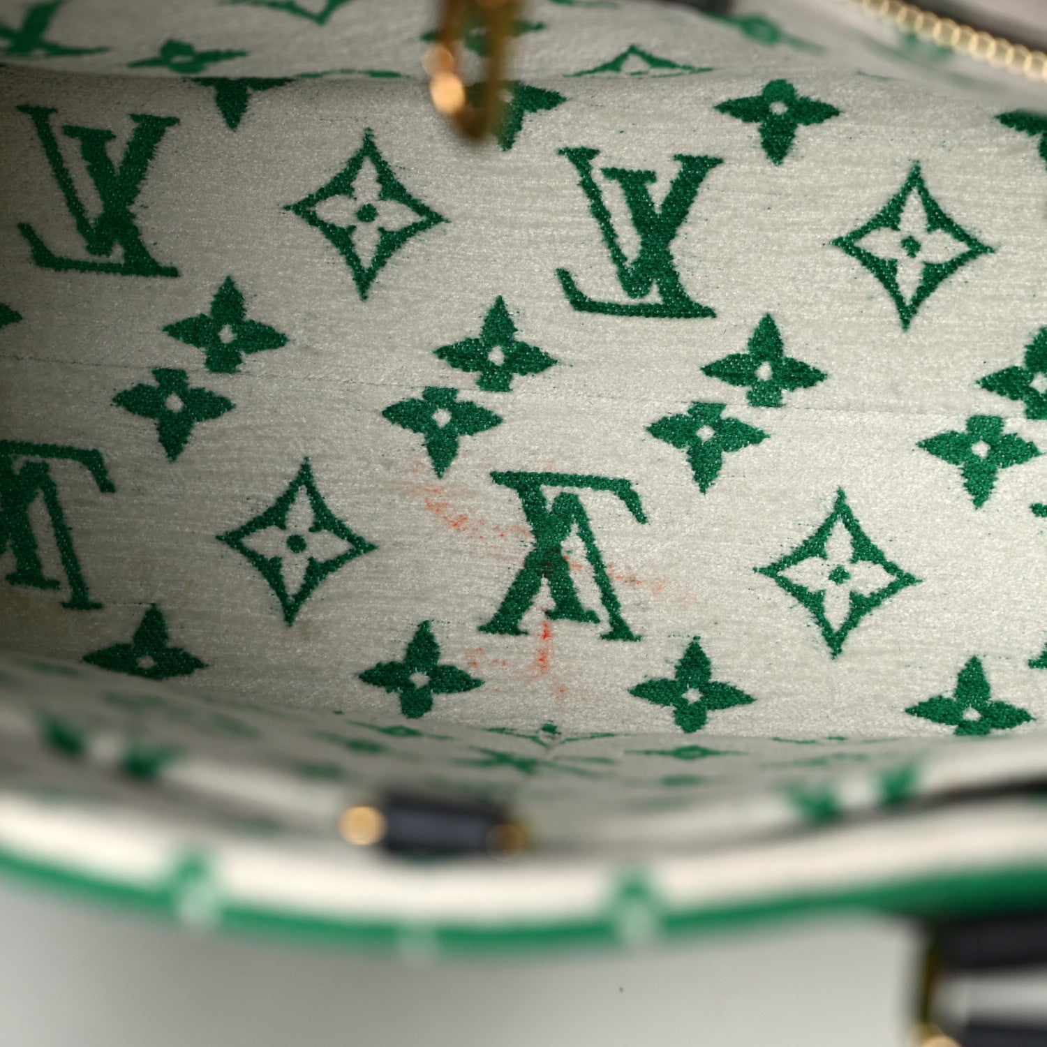 Louis Vuitton Jacquard Velvet Monogram Onthego PM Green 11 of 11