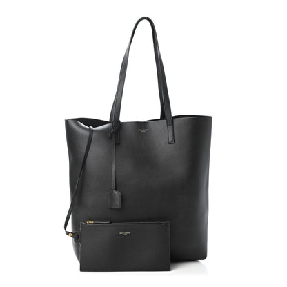 Saint Laurent Calfskin North-South Shopping Tote Black 1 of 4
