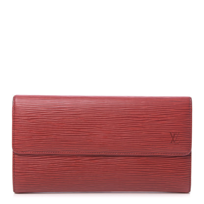 Louis Vuitton Epi Sarah Wallet Castillan Red 1 of 14