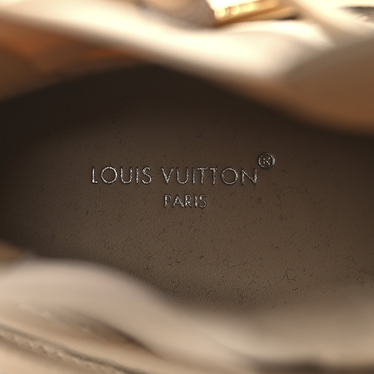 Louis Vuitton Suede Calfskin Embossed Monogram Laureate Platform Desert Boots 41 Beige 7 of 7