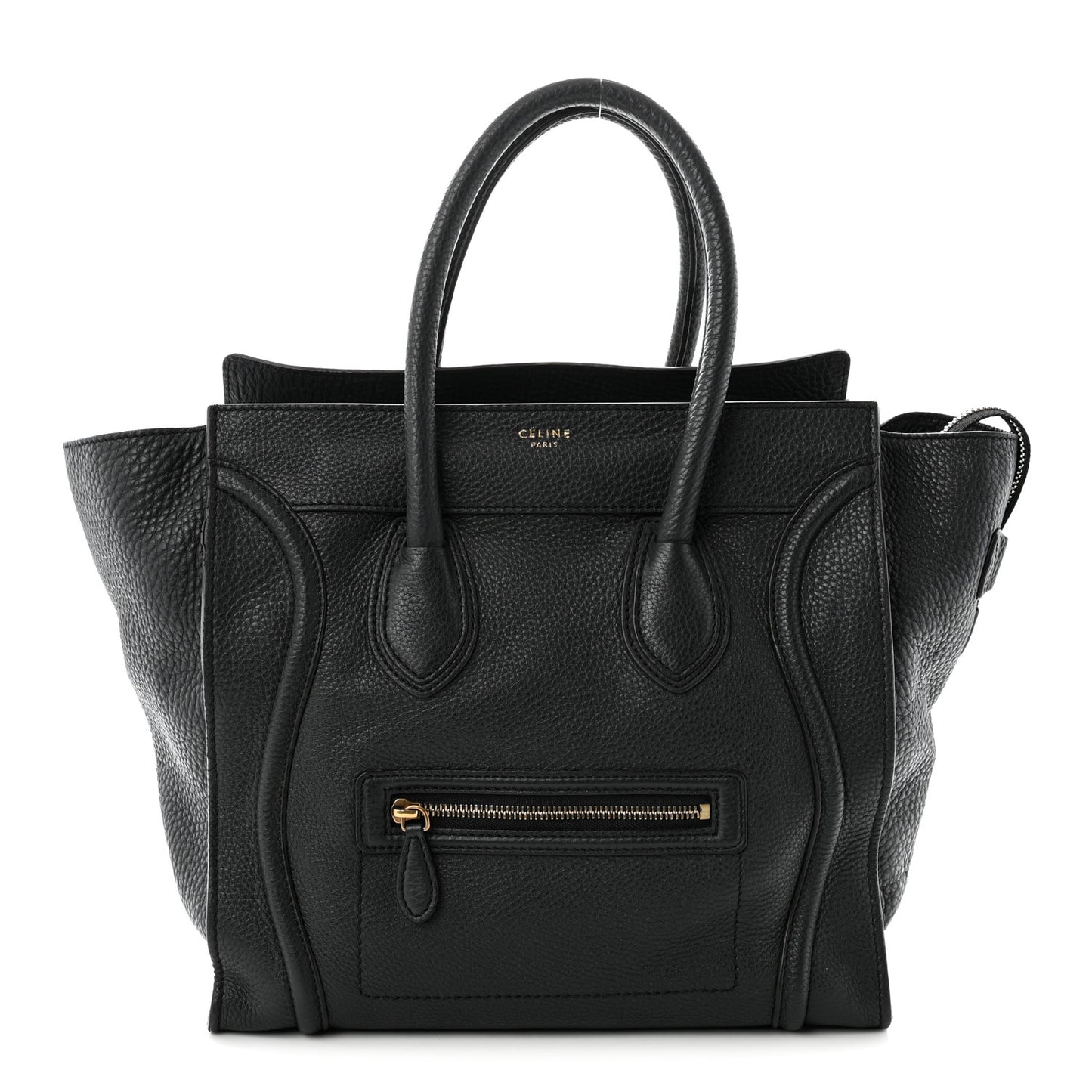 Pebbled Calfskin Mini Luggage Anthracite