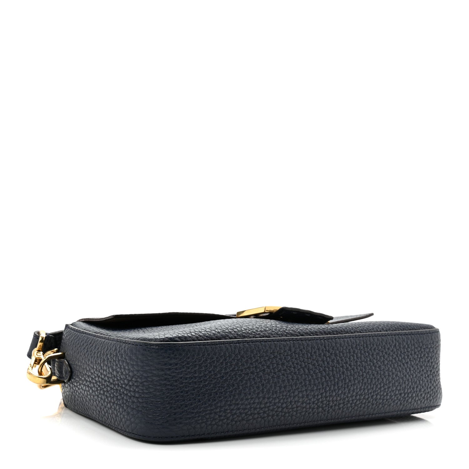 Fendi Cuoio Romano Selleria Baguette Indaco 4 of 9