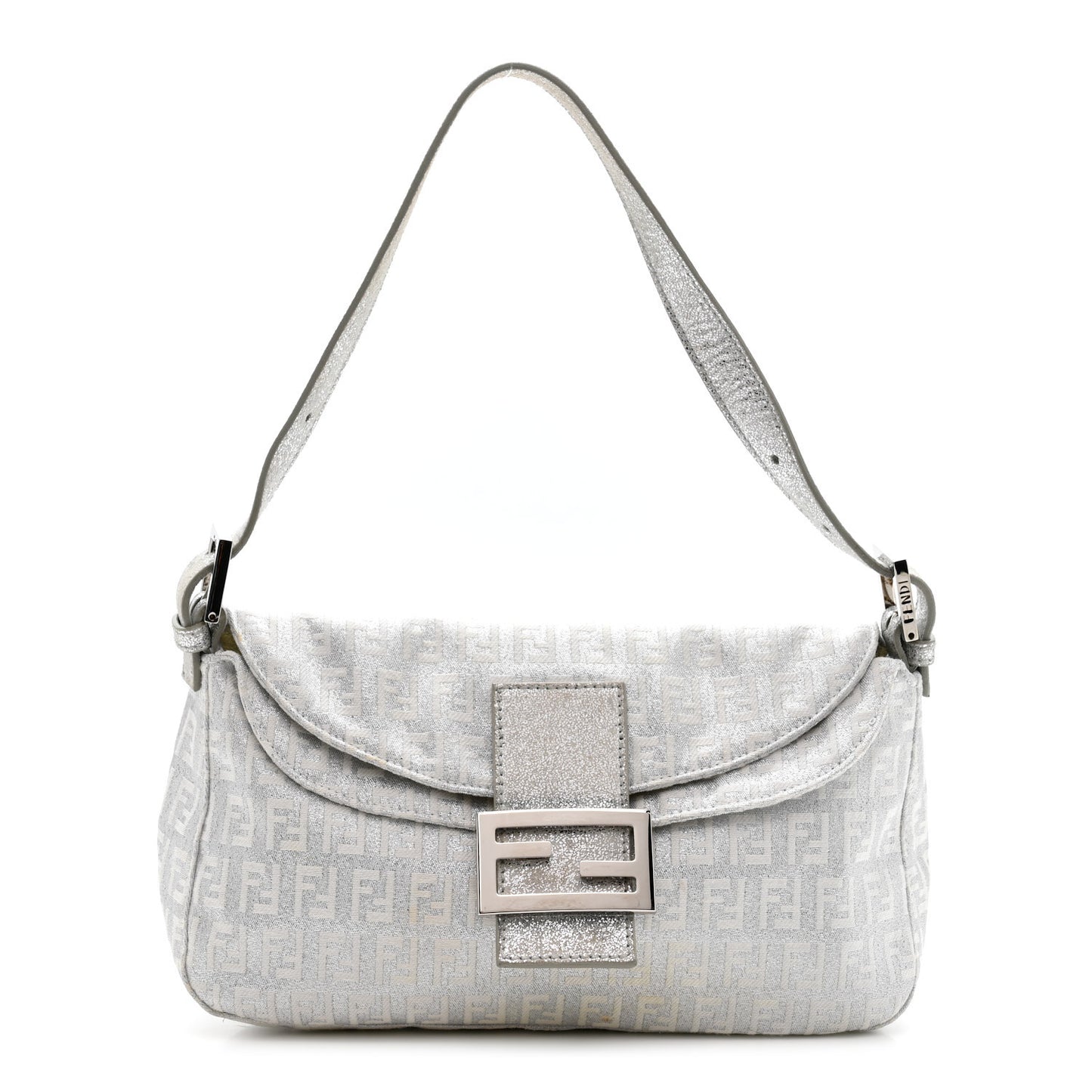 Metallic Zucchino Baguette Silver