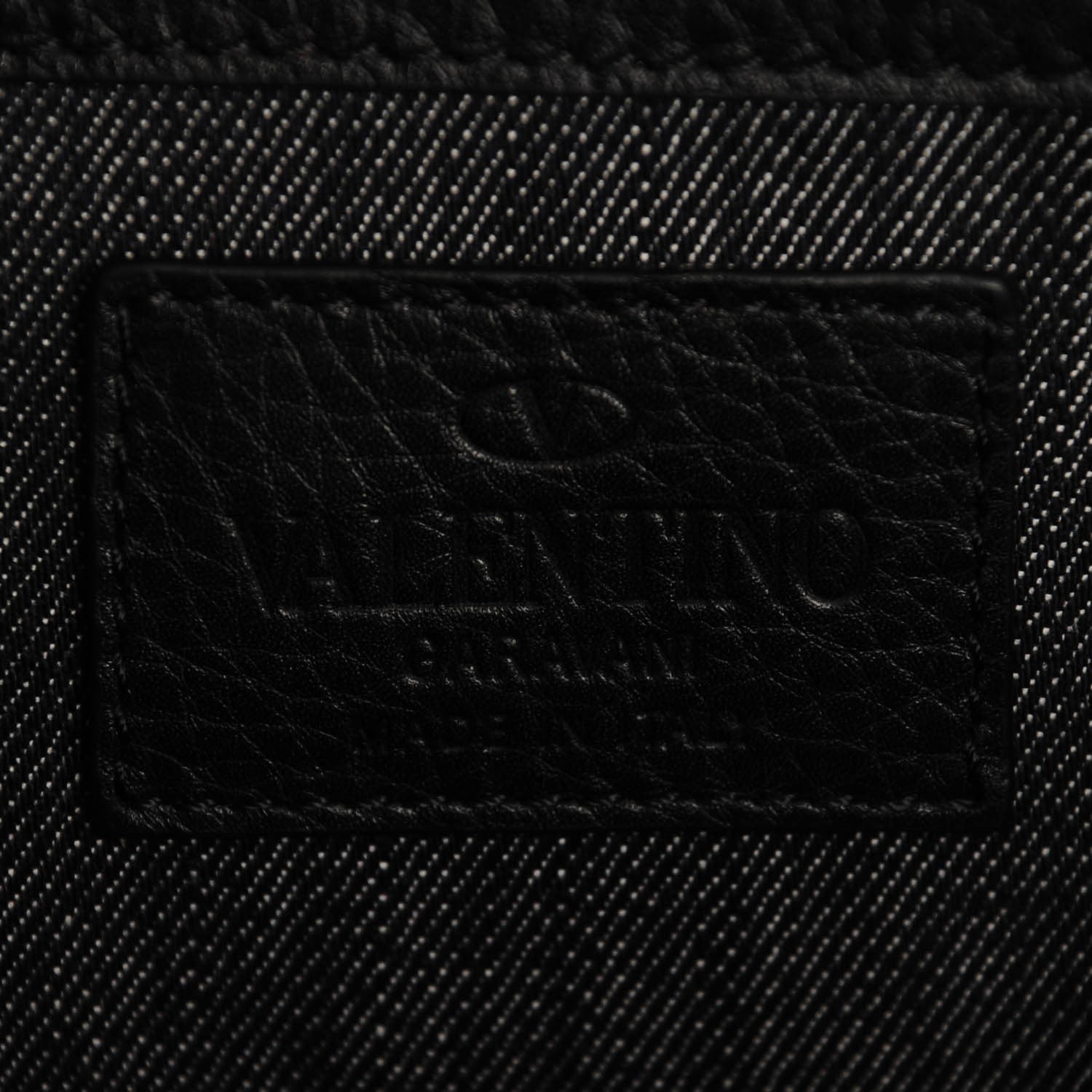 Valentino Garavani Denim Medium Glam Lock Rockstud Flap Deep Denim 6 of 7