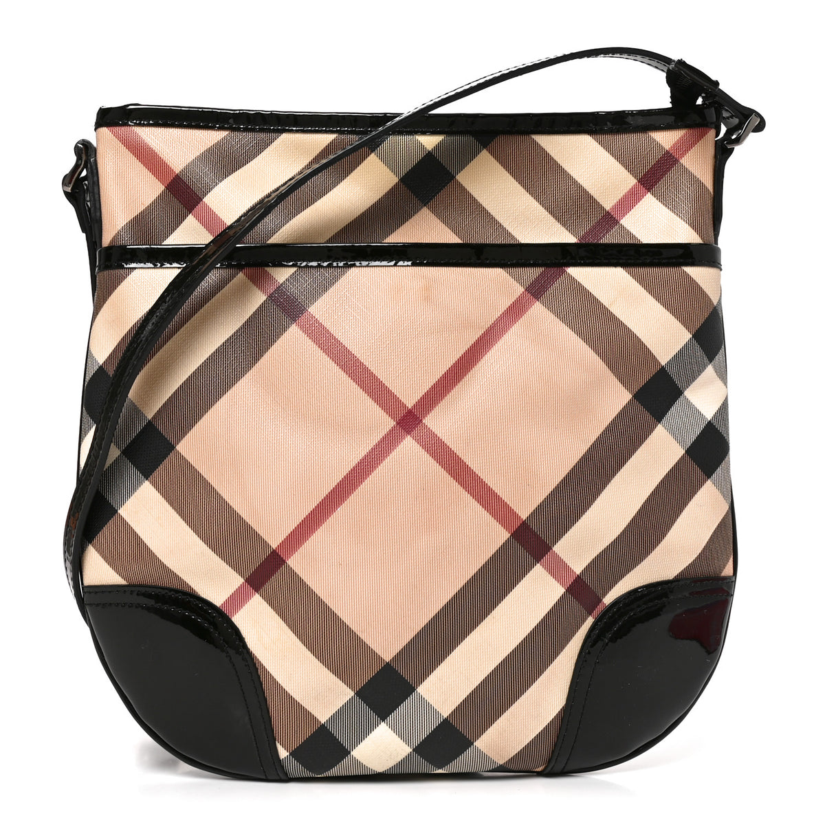 Supernova Check Small Dryden Crossbody Bag Black