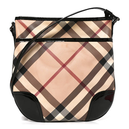 Burberry Supernova Check Small Dryden Crossbody Bag Black 1 of 9