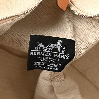 Hermes Canvas Large Bride-A-Brac Pouch Natural 6 of 9