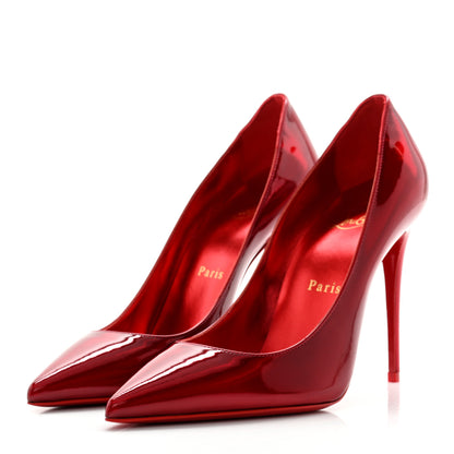 Christian Louboutin Metallic Patent Psychic So Kate 100 Pumps 36 Loubi 3 of 8