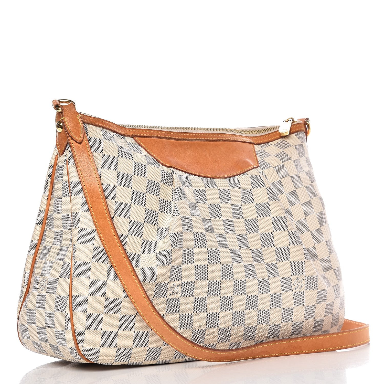 Louis Vuitton Damier Azur Siracusa MM 3 of 14