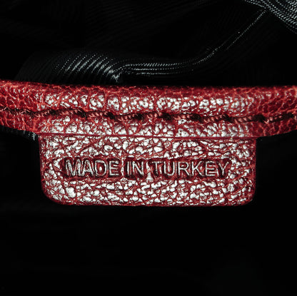 Burberry Grainy Calfskin Chain Tote Red 7 of 10