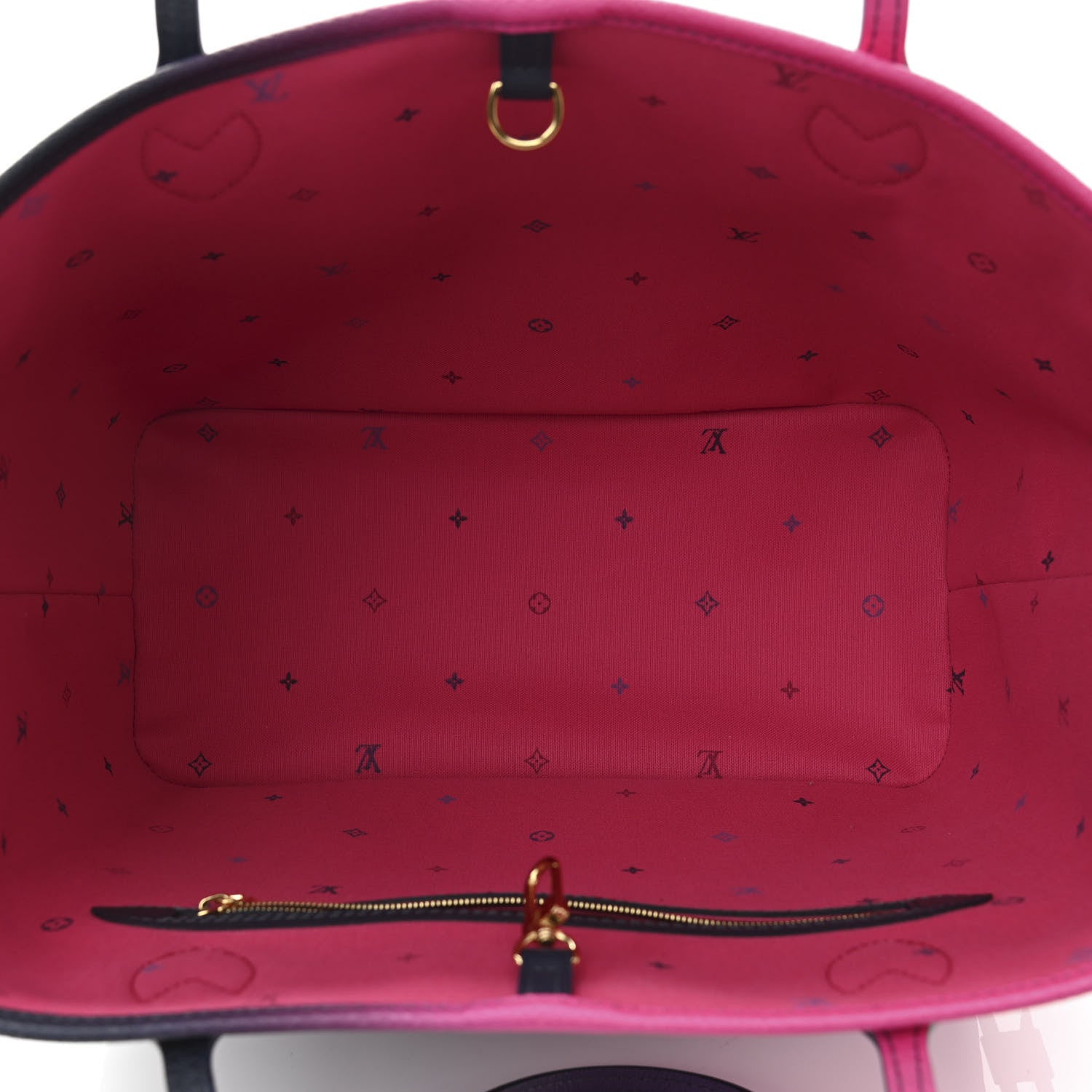 Louis Vuitton Monogram Giant Spring In The City Neverfull MM Midnight Fuchsia 5 of 9