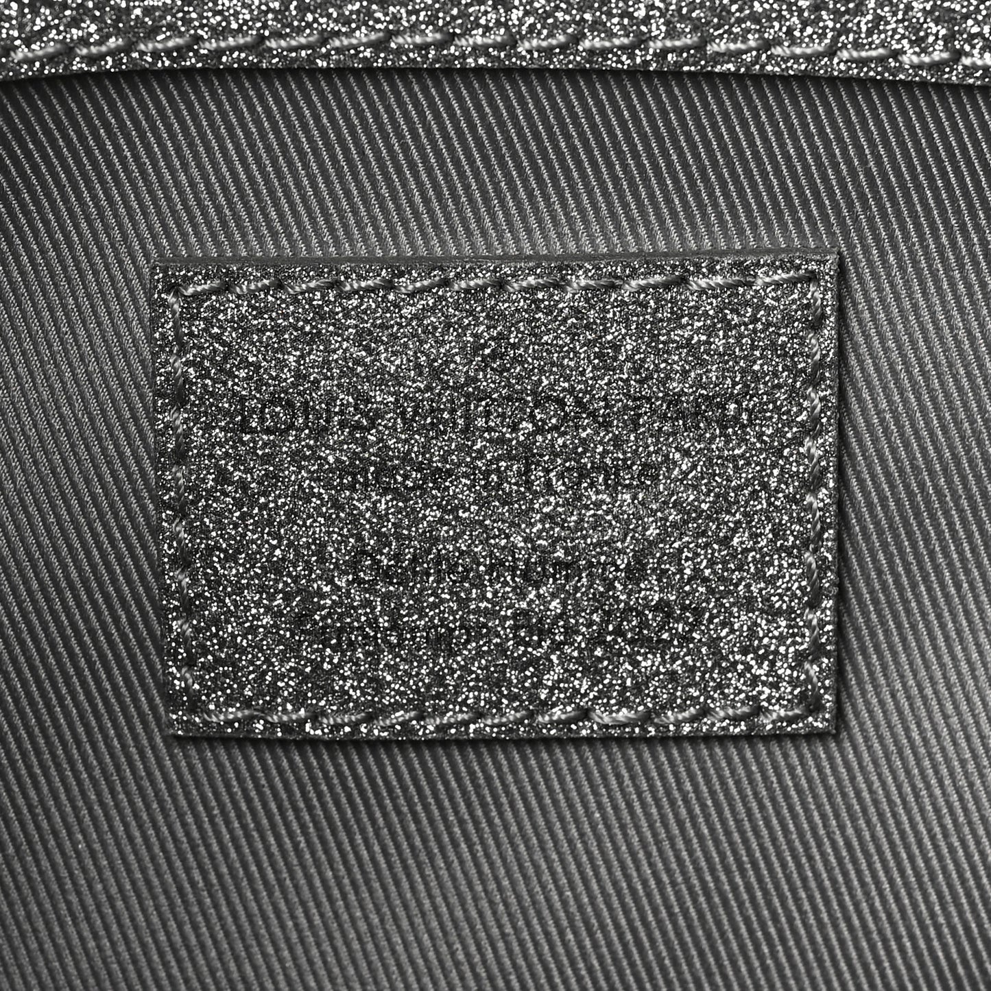 Damier Glitter Keepall Bandouliere 50 Silver