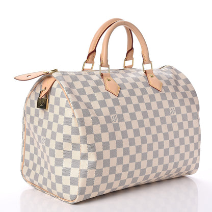 Louis Vuitton Damier Azur Speedy 35 3 of 9