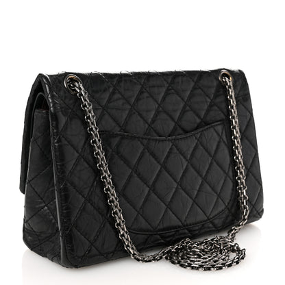 Chanel Aged Calfskin Quilted 2.55 Reissue 226 Flap Black 3 of 10