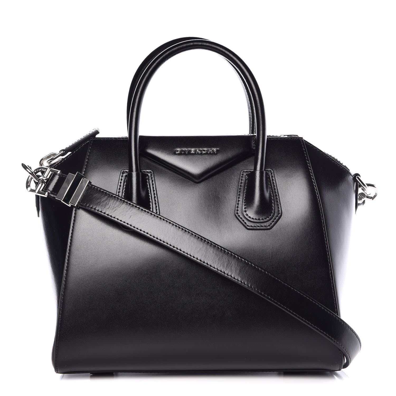 Givenchy Shiny Lord Calfskin Small Antigona Black 1 of 10