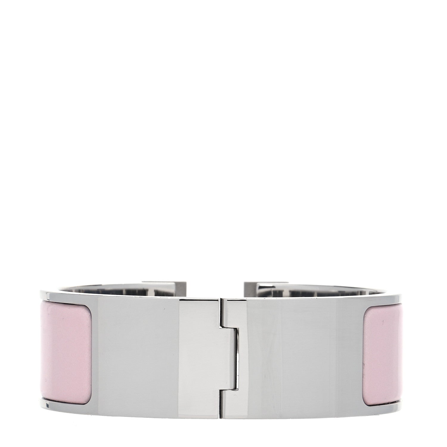 Hermes Enamel Wide Clic Clac H Bracelet GM Rose Cassata 3 of 6