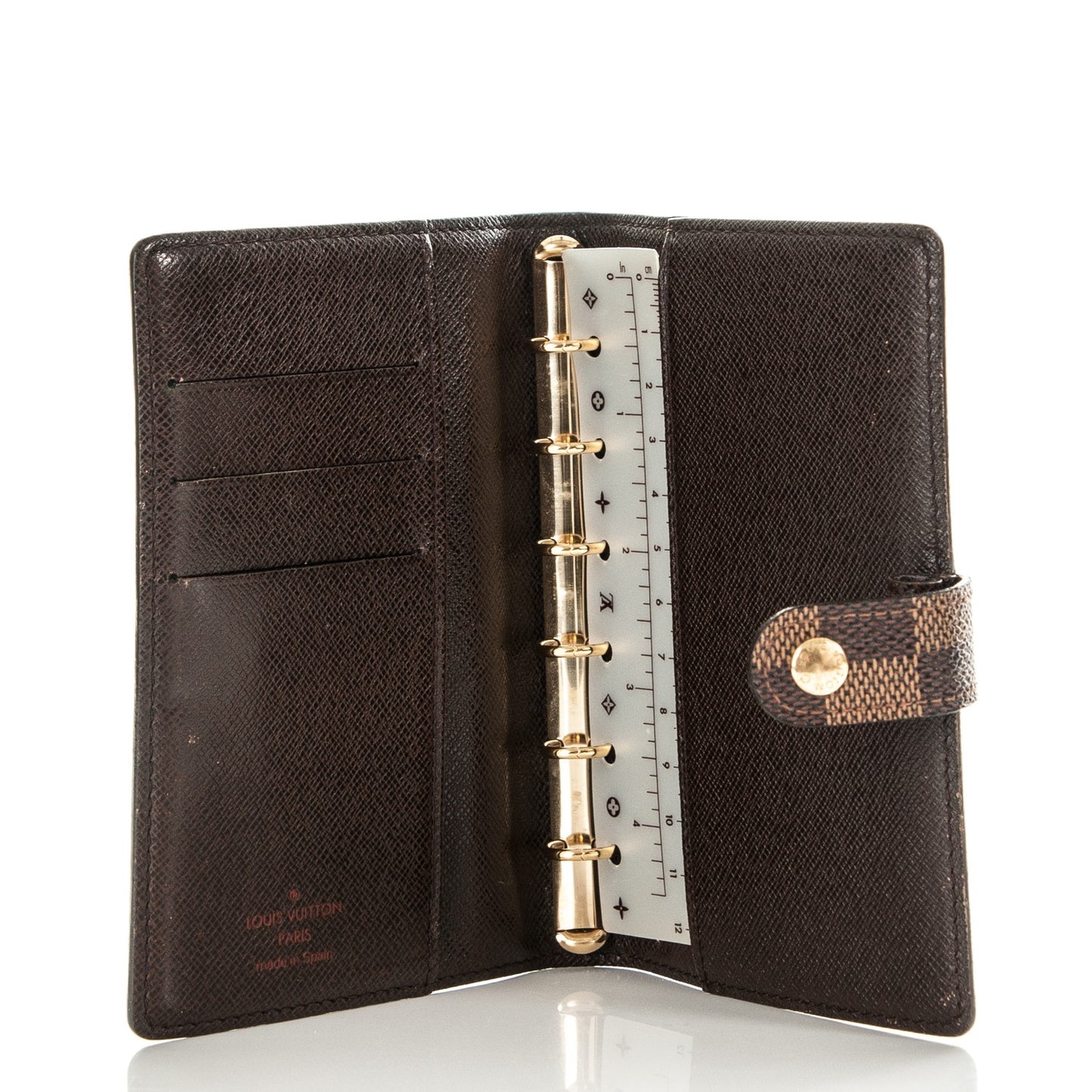Damier Ebene Small Ring Agenda Cover