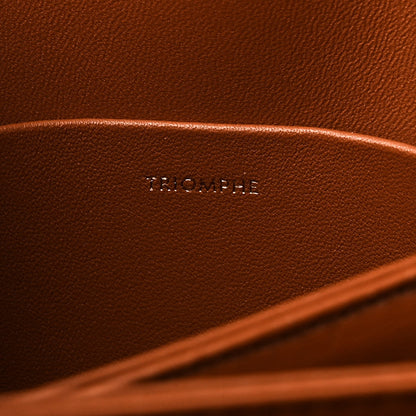 Celine Calfskin Triomphe Canvas Teen Triomphe Bag Tan 7 of 11