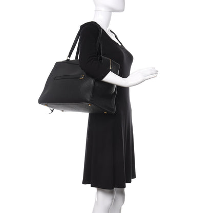 Celine Bullhide Calfskin Medium Ring Bag Black 2 of 11