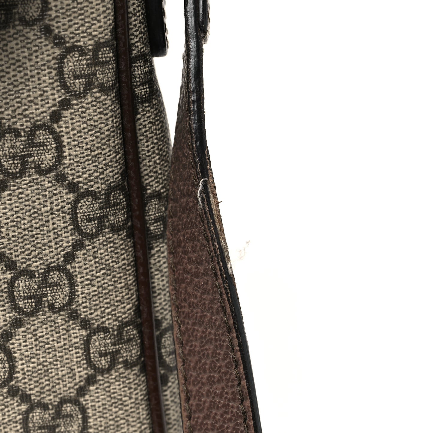 GG Supreme Monogram Web Small Ophidia Messenger Bag Brown
