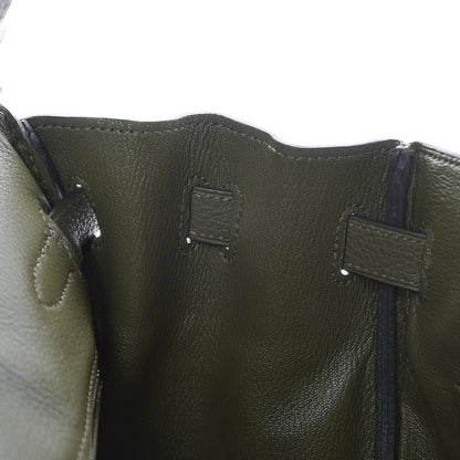 Hermes Togo Birkin 30 Vert Olive 11 of 31