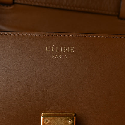 Celine Box Calfskin Small Classic Box Flap Bag Camel 6 of 10