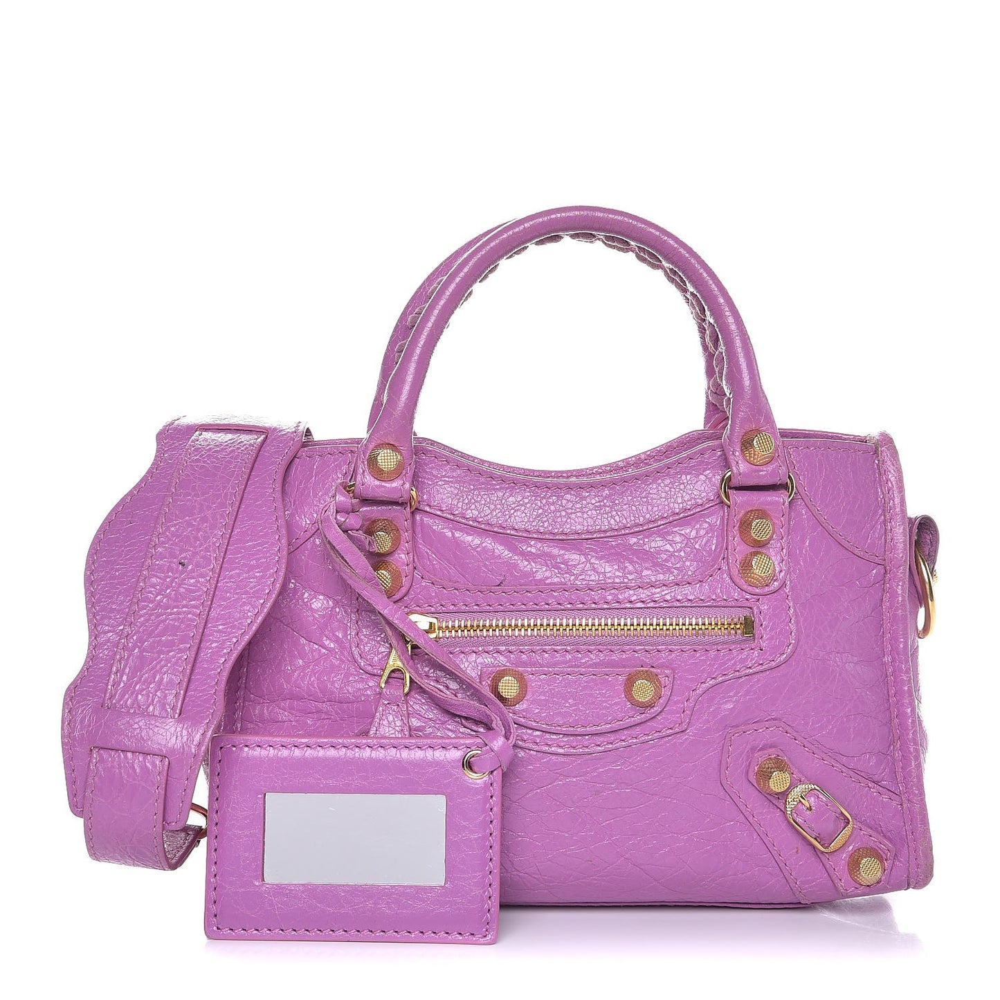 Agneau Giant 12 Gold Hardware Mini City Rose Berlingot