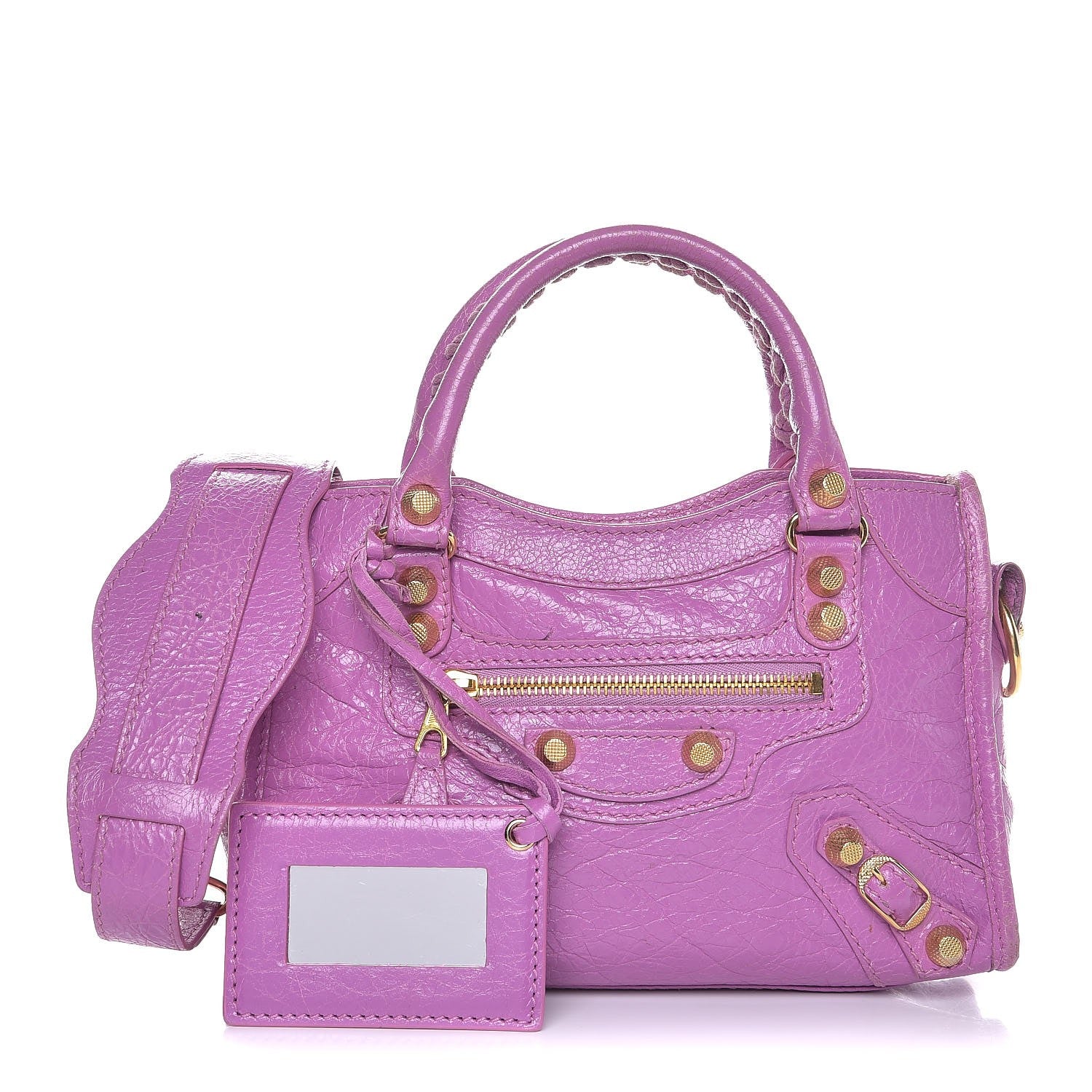 Balenciaga Agneau Giant 12 Gold Hardware Mini City Rose Berlingot 1 of 10