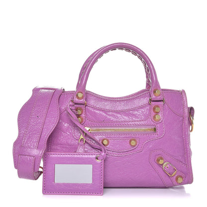 Balenciaga Agneau Giant 12 Gold Hardware Mini City Rose Berlingot 1 of 10