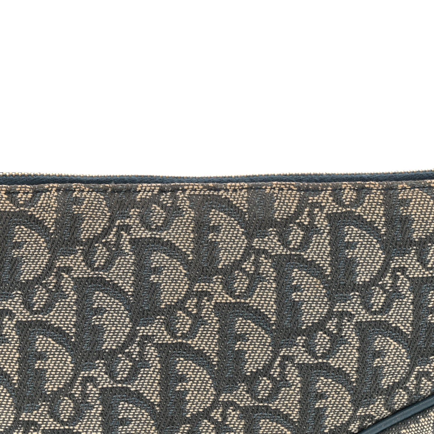 Christian Dior Monogram Mini Saddle Pochette Navy 8 of 11