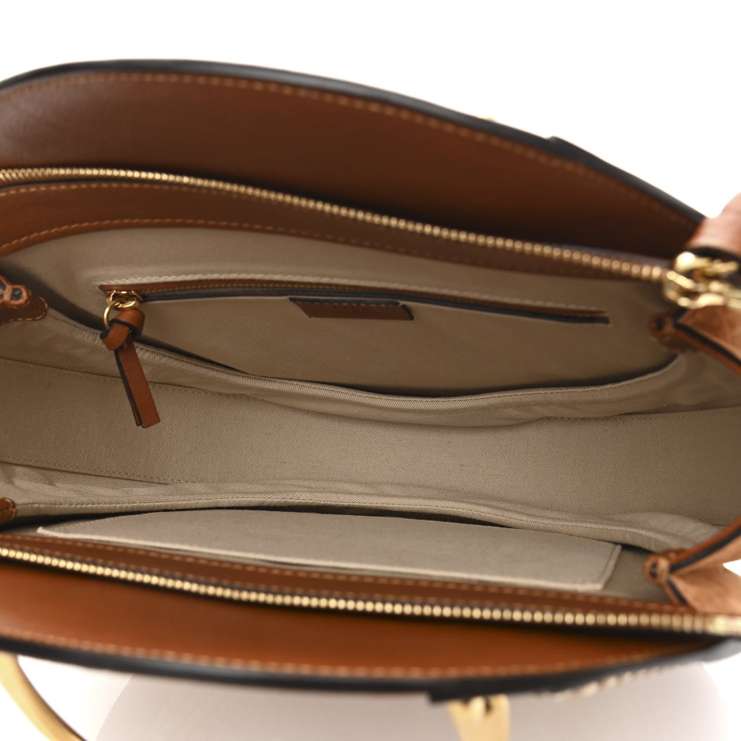 Chloe Calfskin Suede Raffia Medium Pixie Bag Caramel 5 of 12