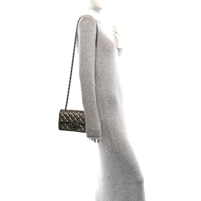 Chanel Iridescent Caviar Quilted Mini Rectangular Flap Bronze 2 of 12