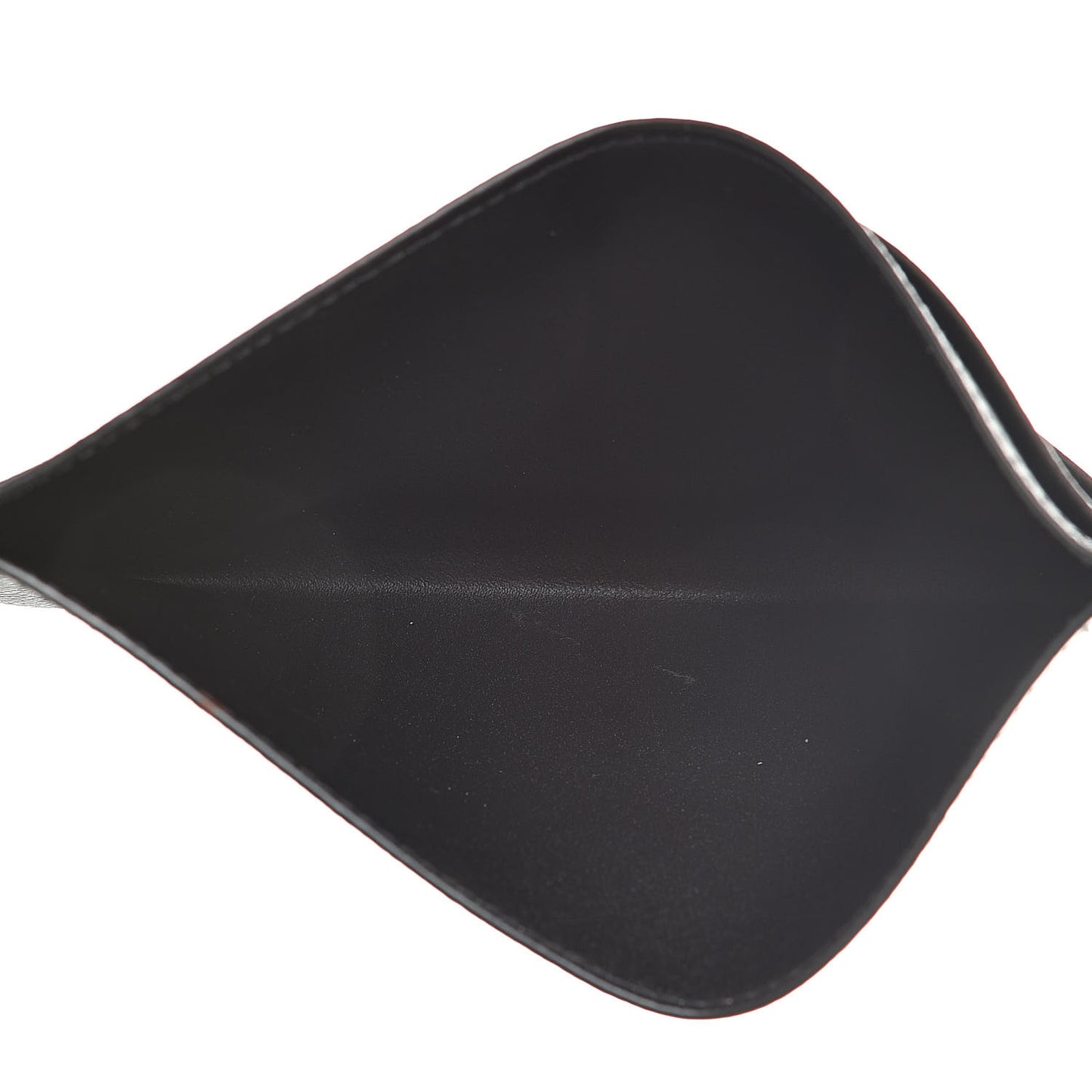 Calfskin Felicie Chain Wallet Card Holder Insert Black