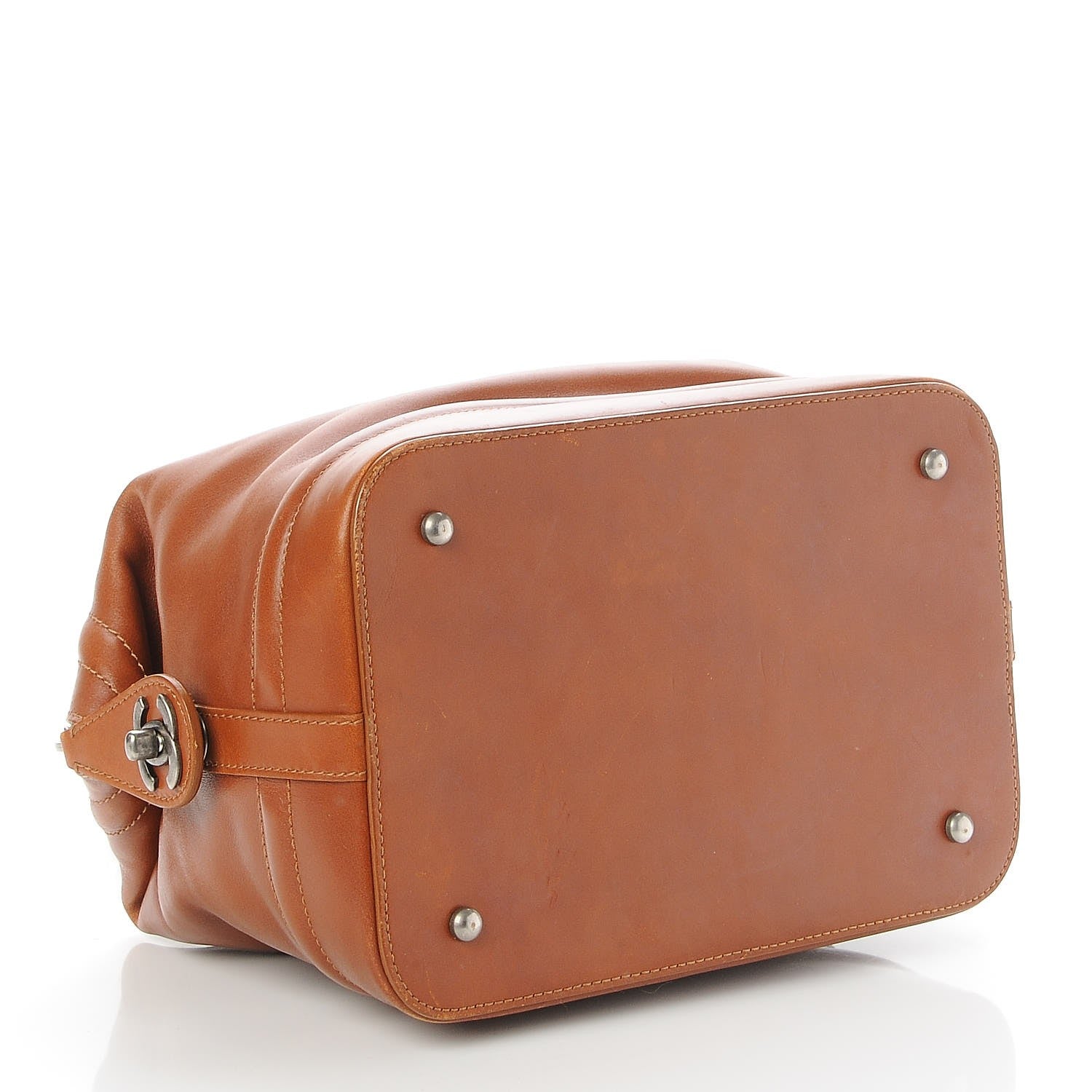 Chanel Calfskin Country Ride Doctor Bag Brown 4 of 9