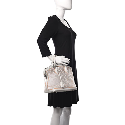 Louis Vuitton Monogram Transparence Lockit White 2 of 9