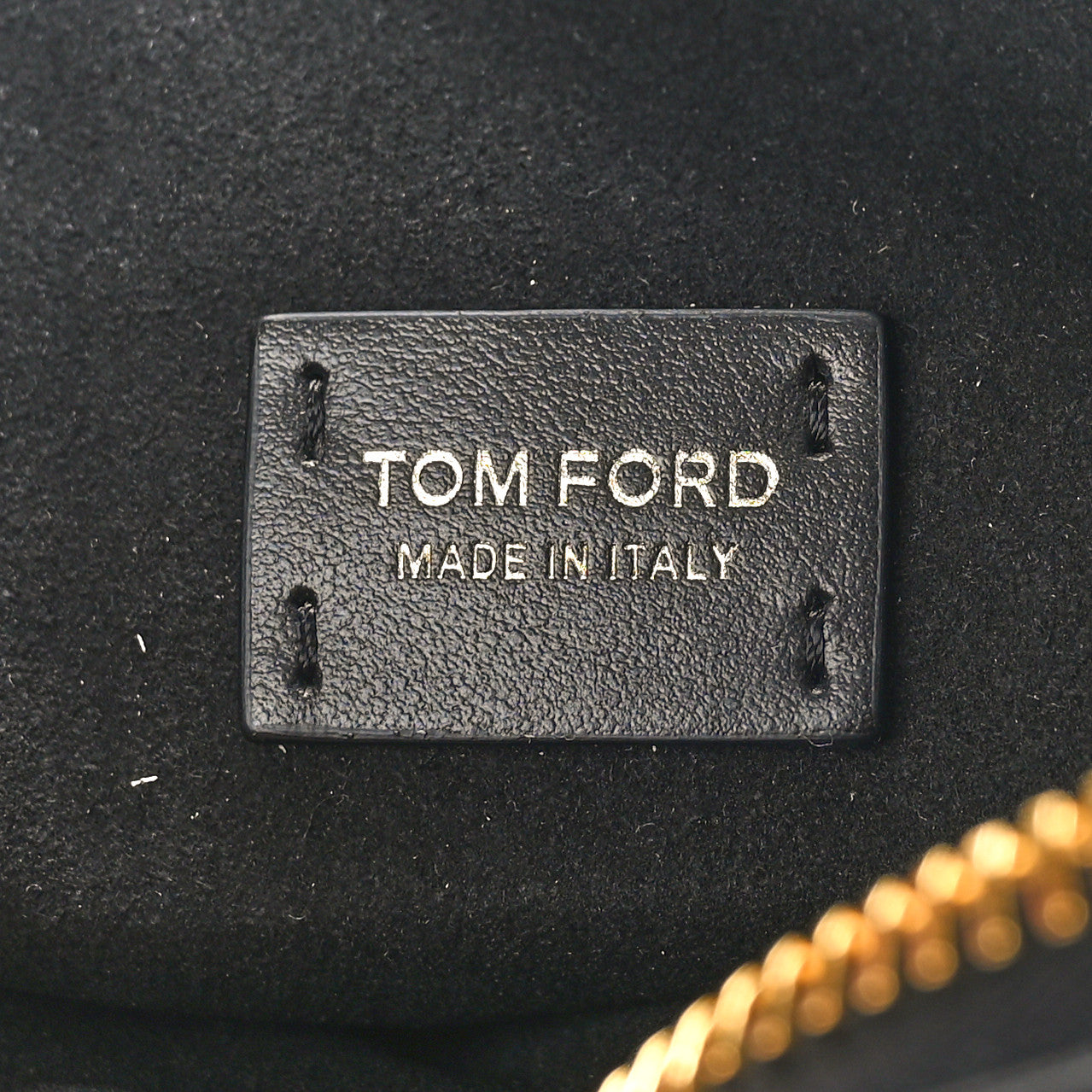 Tom Ford Sequin Small Label Pouch Black 6 of 8