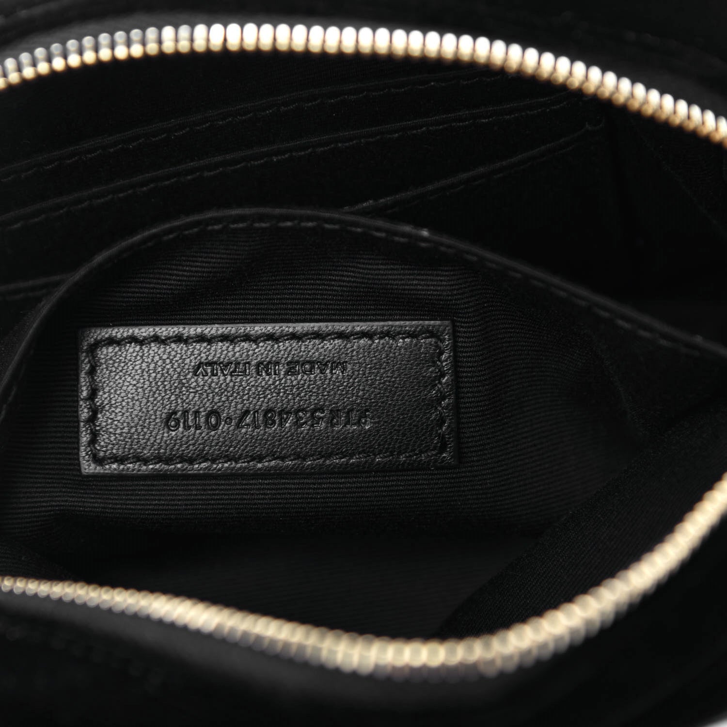 Saint Laurent Velour Matelasse Monogram Lou Belt Bag Black 6 of 11
