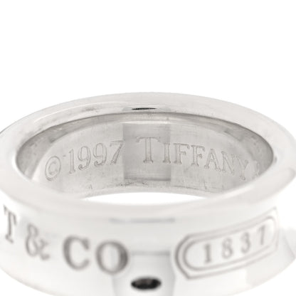 Tiffany Sterling Silver 1837 Band Ring 49 5 4 of 5