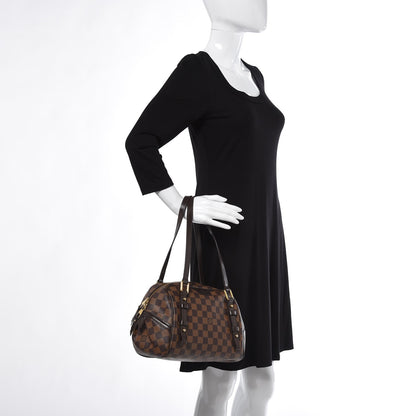 Louis Vuitton Damier Ebene Rivington PM 2 of 14
