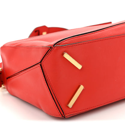 Loewe Calfskin Small Puzzle Bag Scarlet 9 of 12