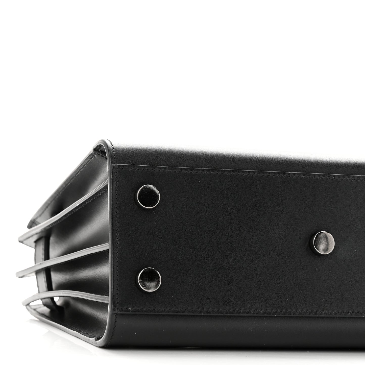 Calfskin Nano Sac De Jour Black