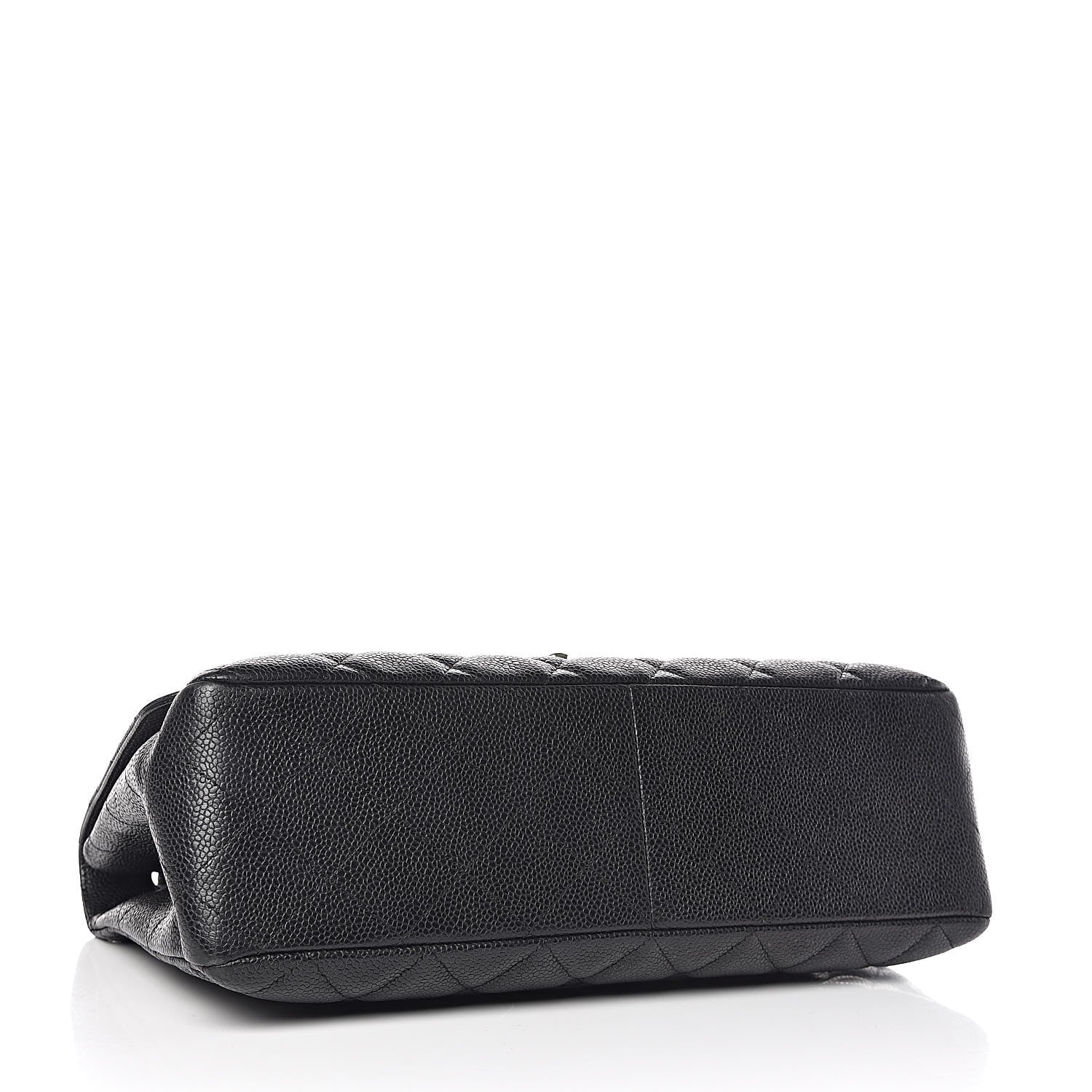 Chanel Caviar Quilted Jumbo Single Flap Black 4 of 13