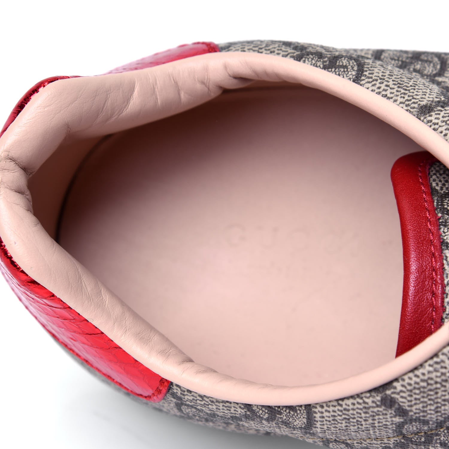 Gucci GG Supreme Monogram Ayers Web Womens Ace Sneakers 40