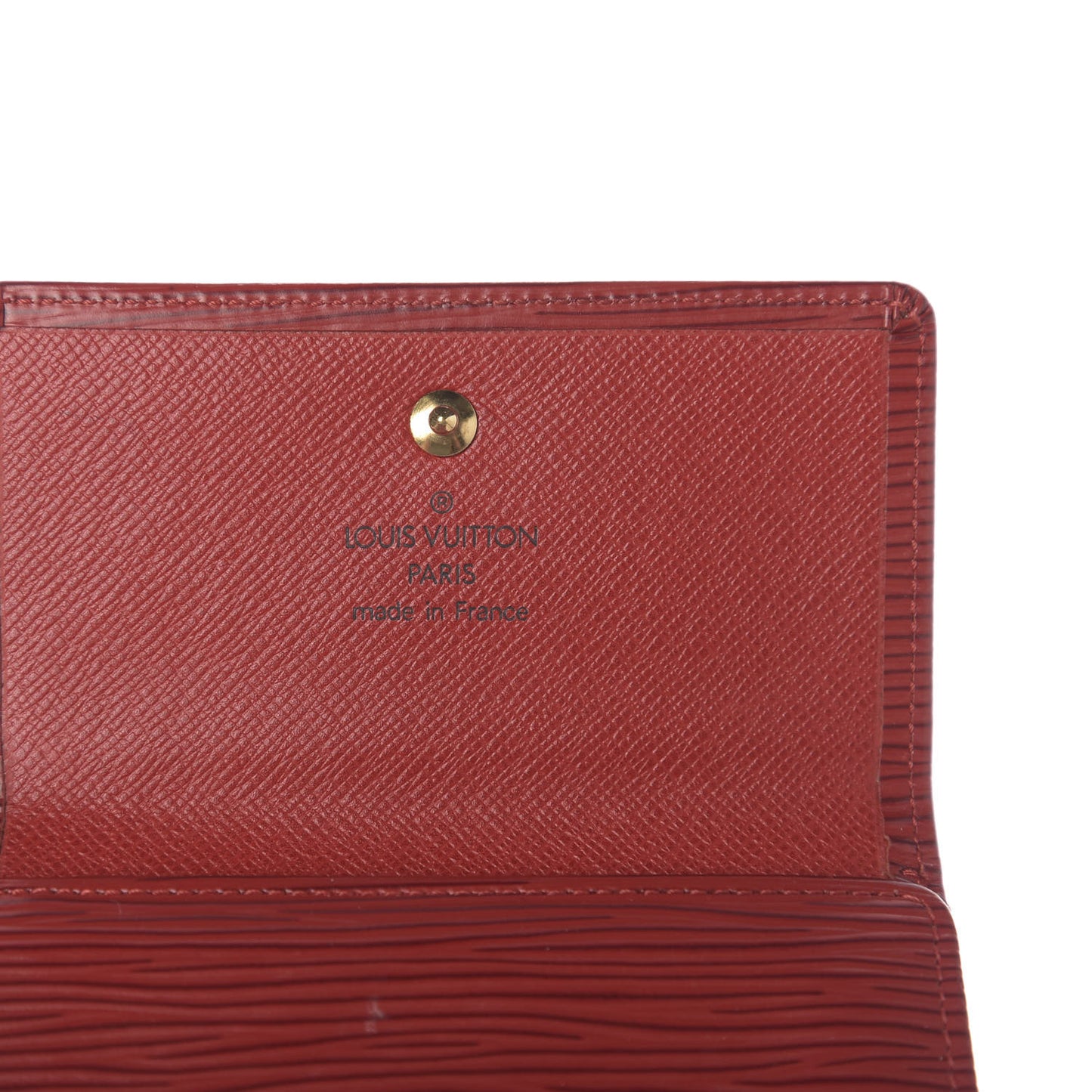 Epi Elise Wallet Castillan Red