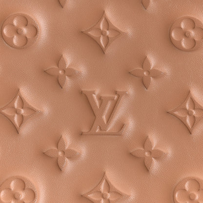 Louis Vuitton Lambskin Embossed Monogram Coussin PM Camel 7 of 11