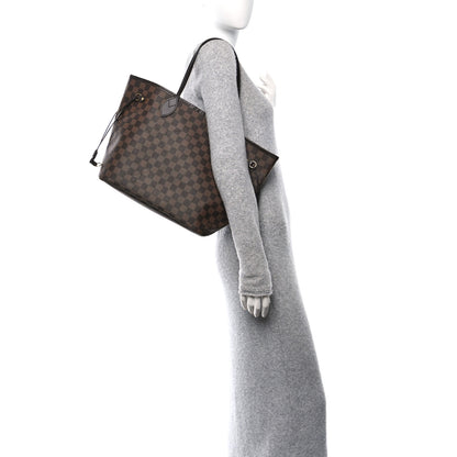 Louis Vuitton Damier Ebene Neo Neverfull MM Rose Ballerine 2 of 10