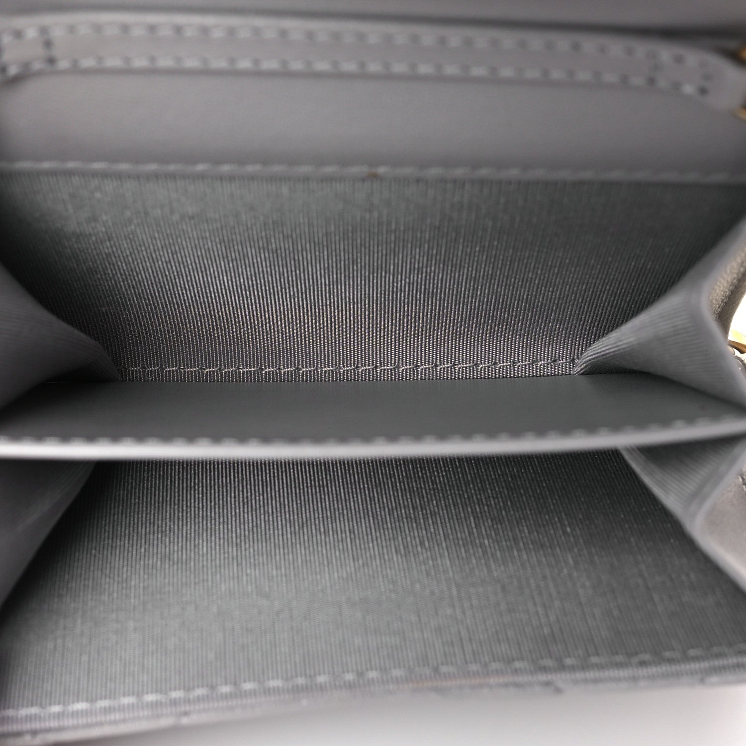 Chanel Lambskin Quilted Chanel 19 Flap Belt Bag Grey 5 of 10